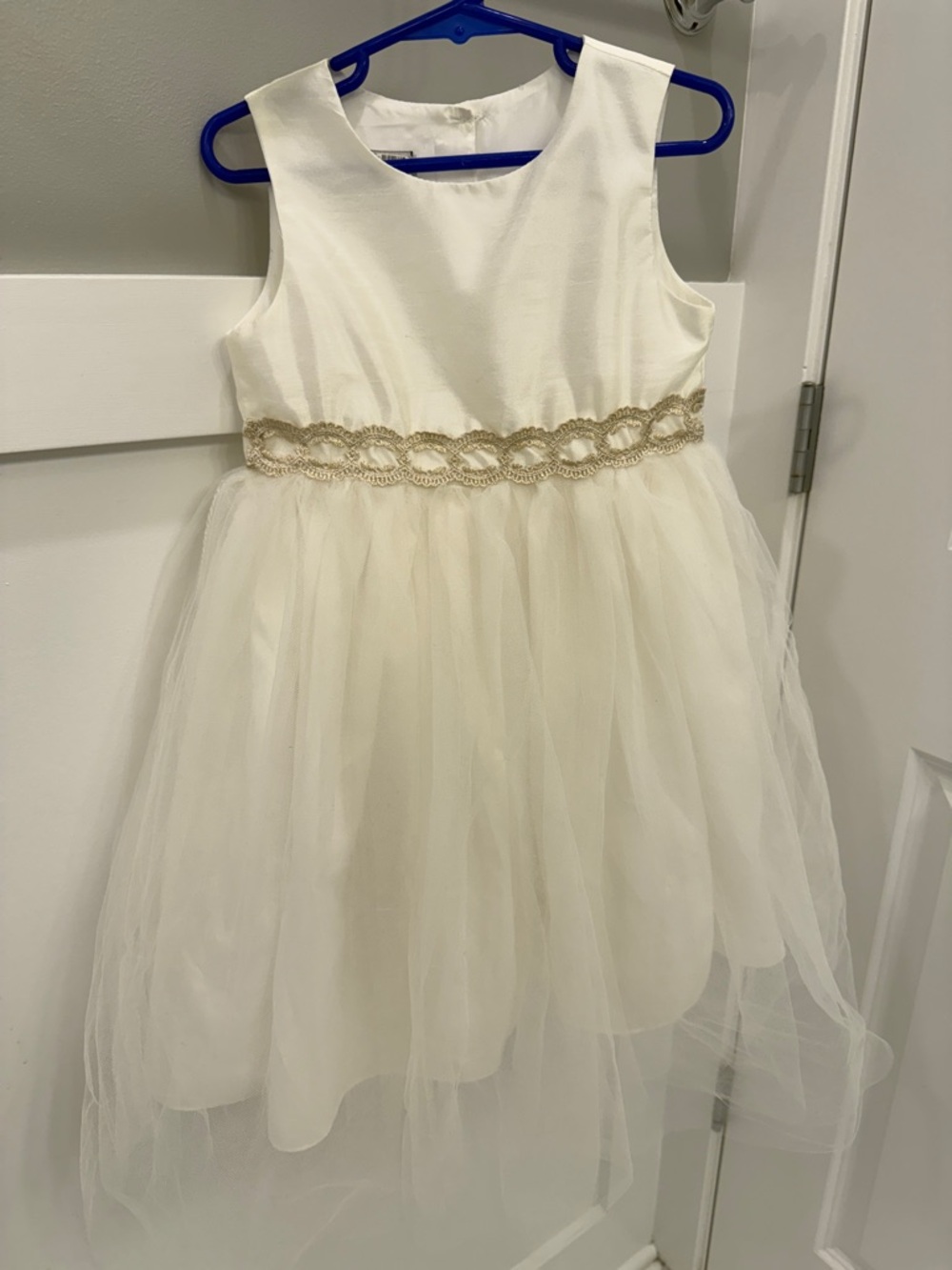 Pippa & Julie Ivory Girls' Dress